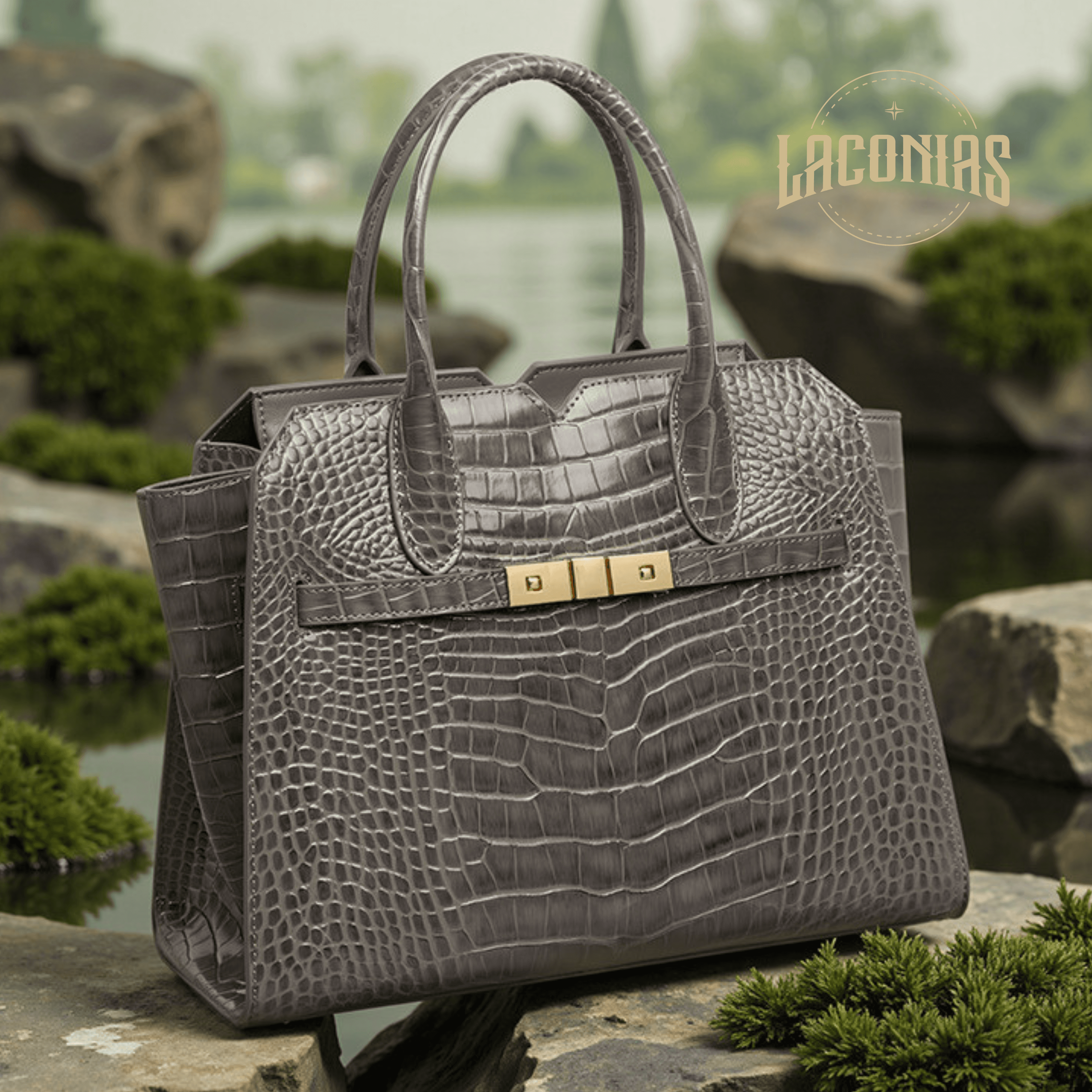 Genuine leather cowhide handbag