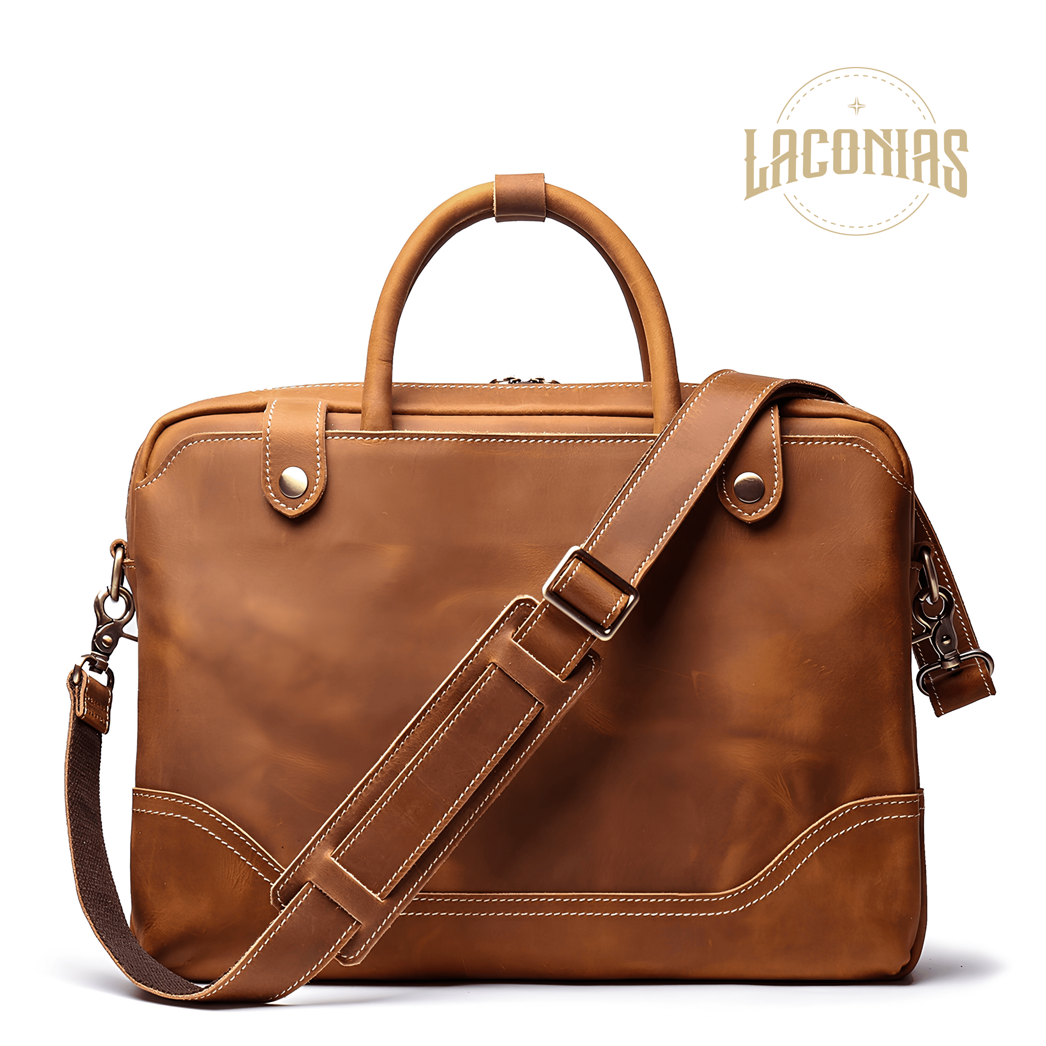 Men's cowhide one-shoulder cross-body bag