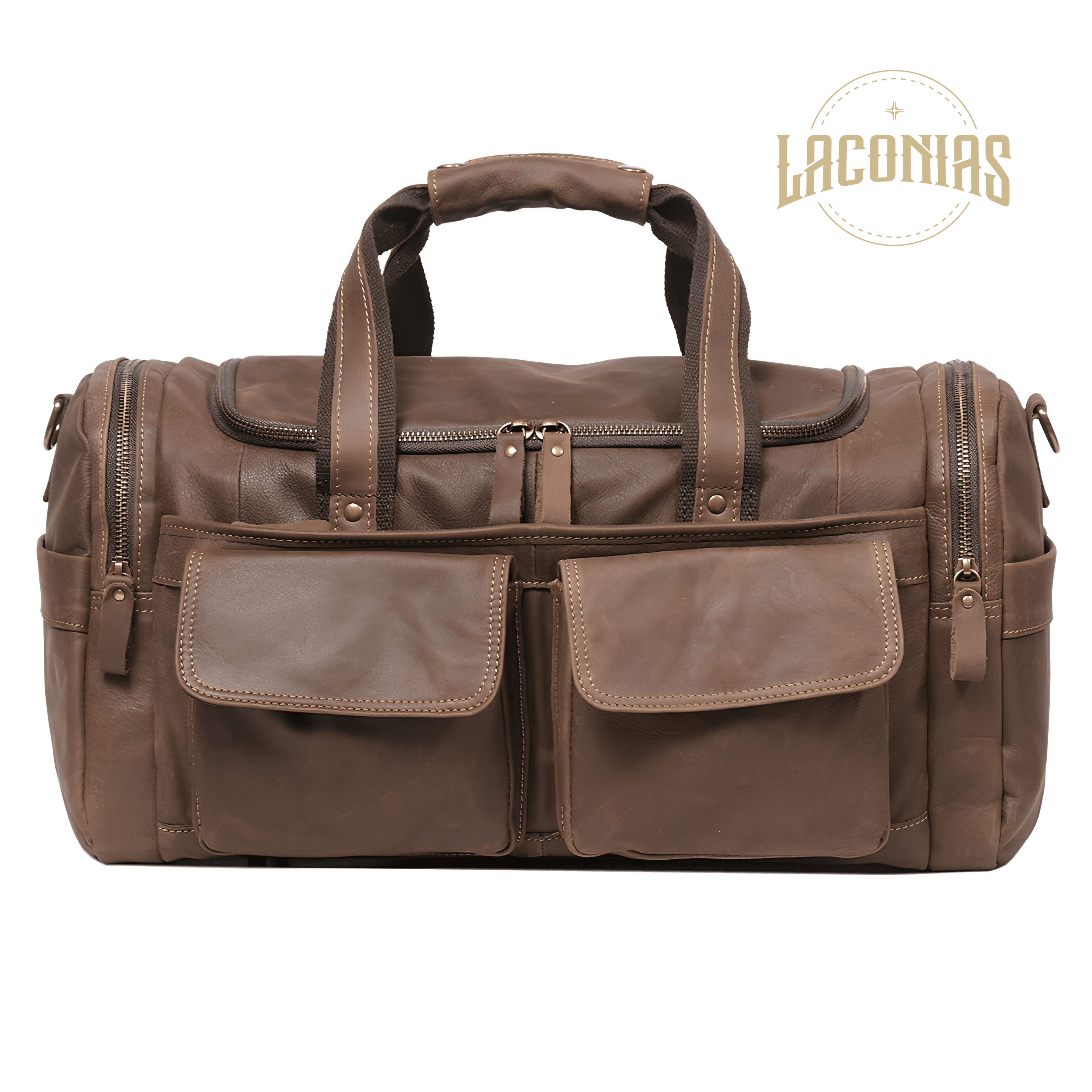 Men's cowhide large-capacity handbag