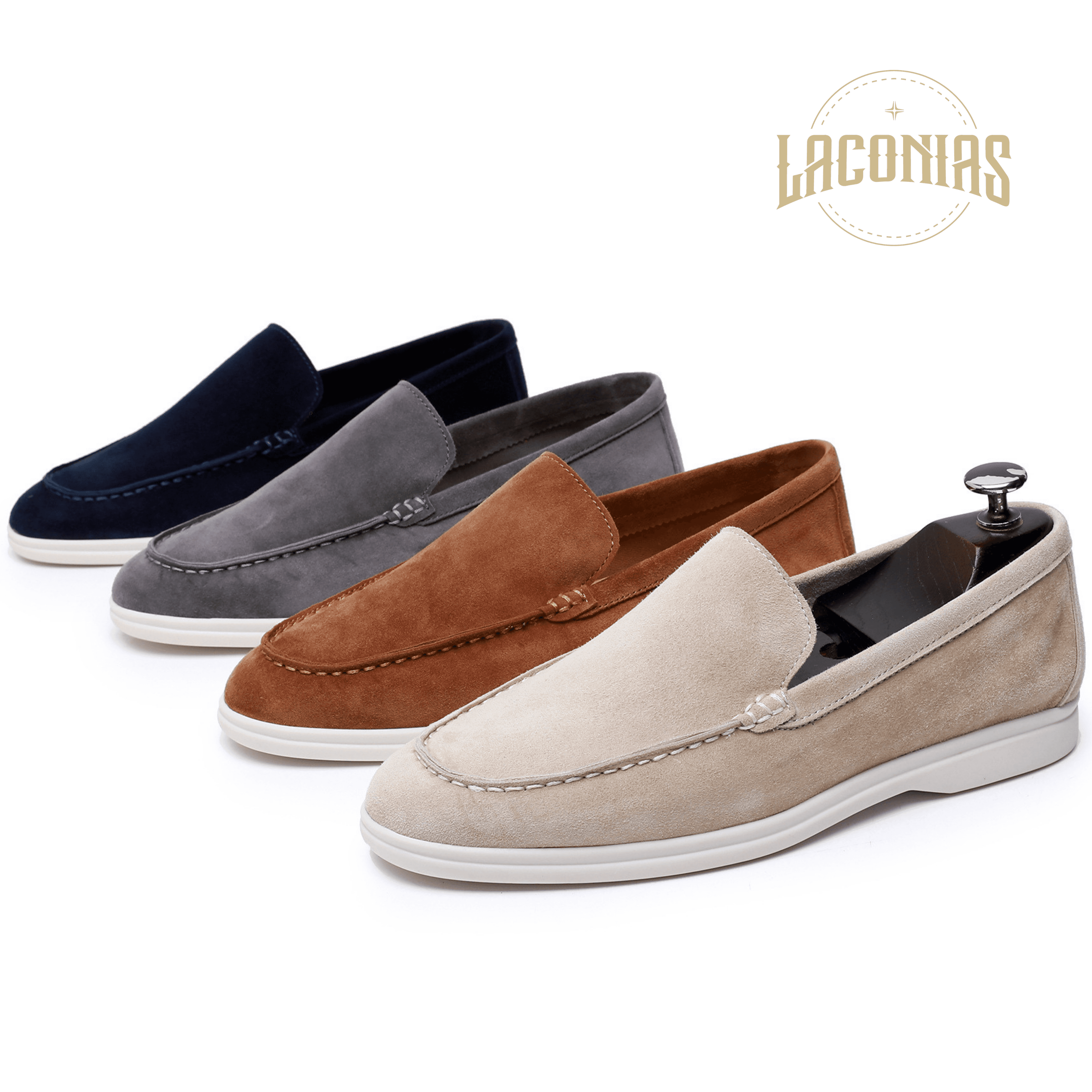 Retro casual men's solid color shoes