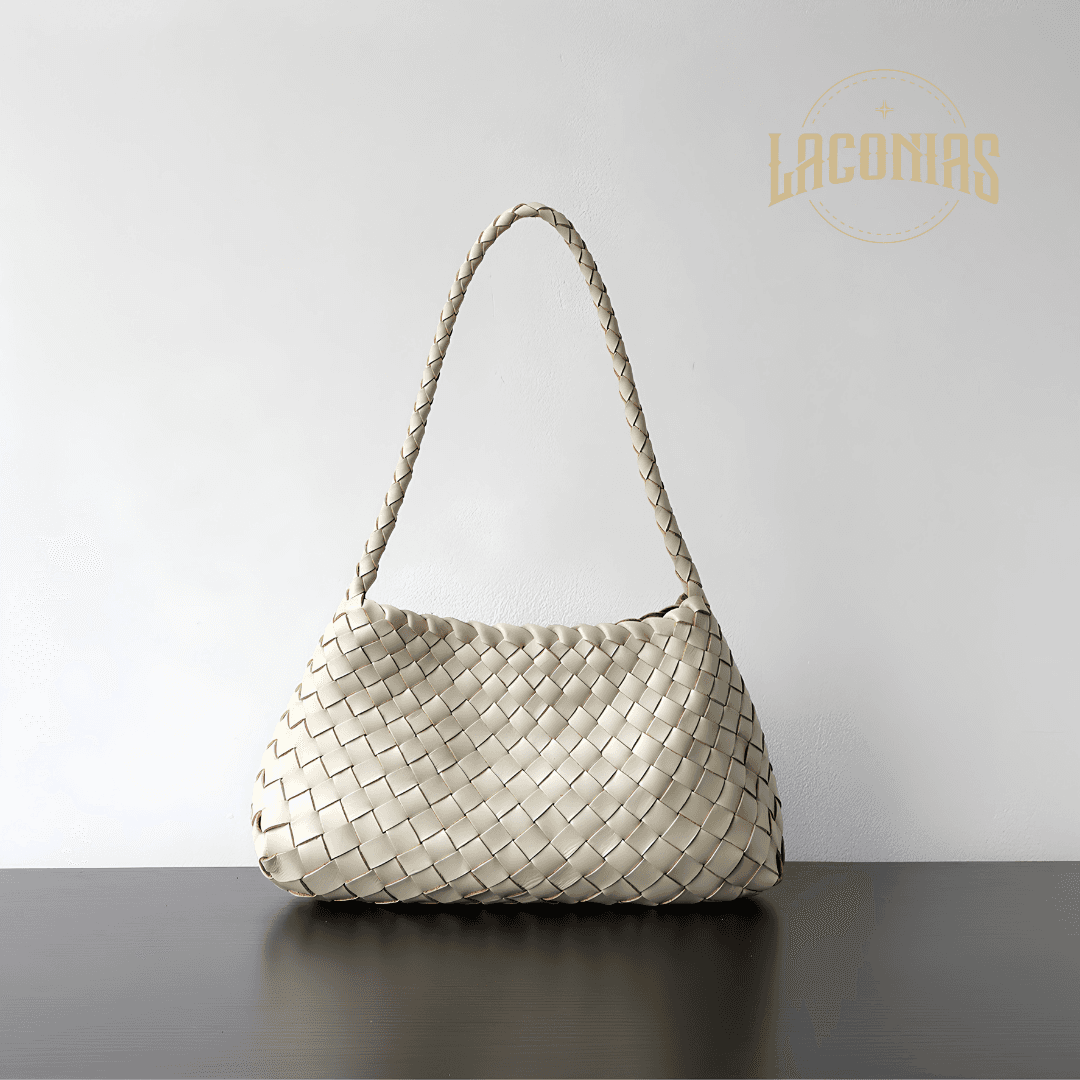 Sheepskin woven bag, armpit bag — showcase 2