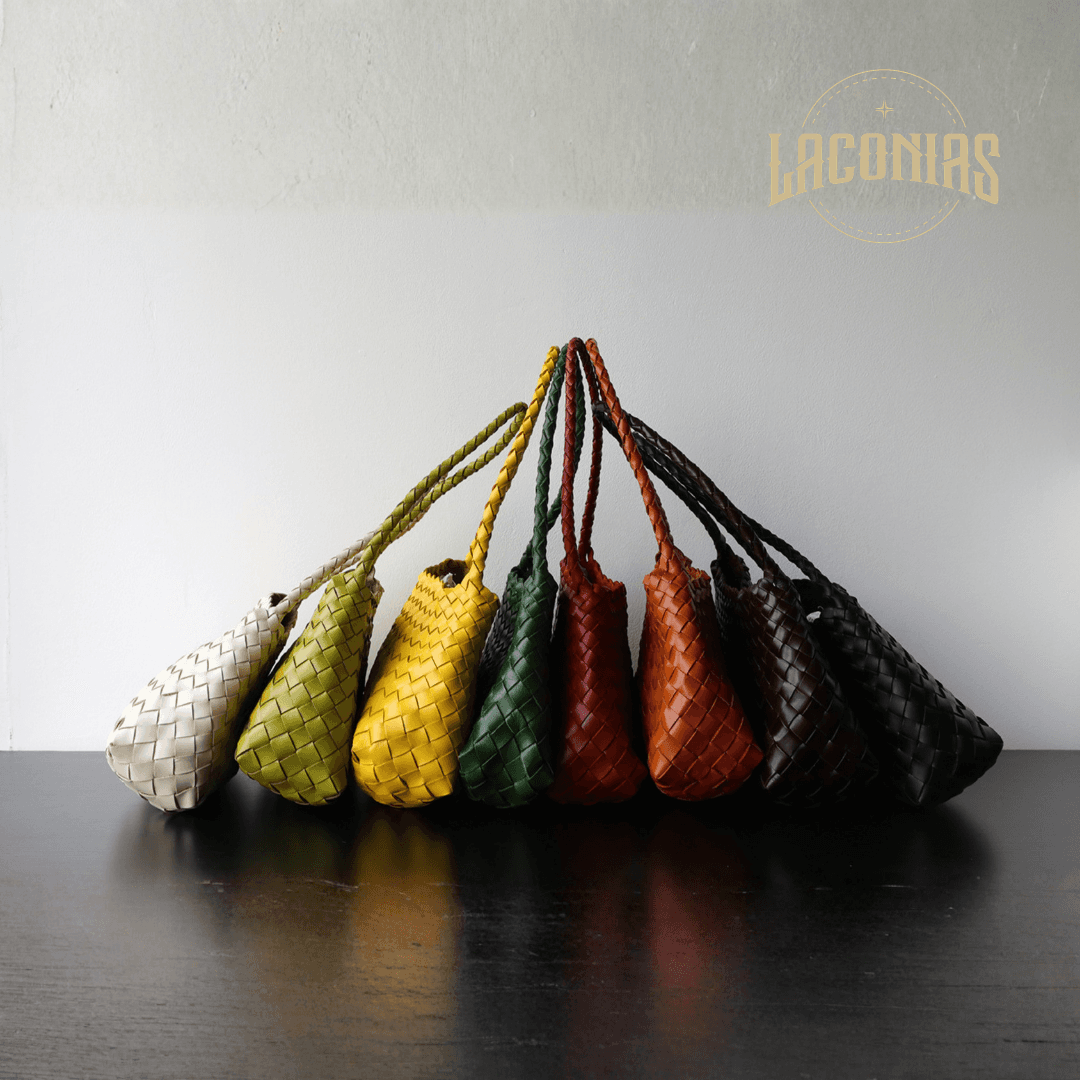Sheepskin woven bag, armpit bag — showcase 4