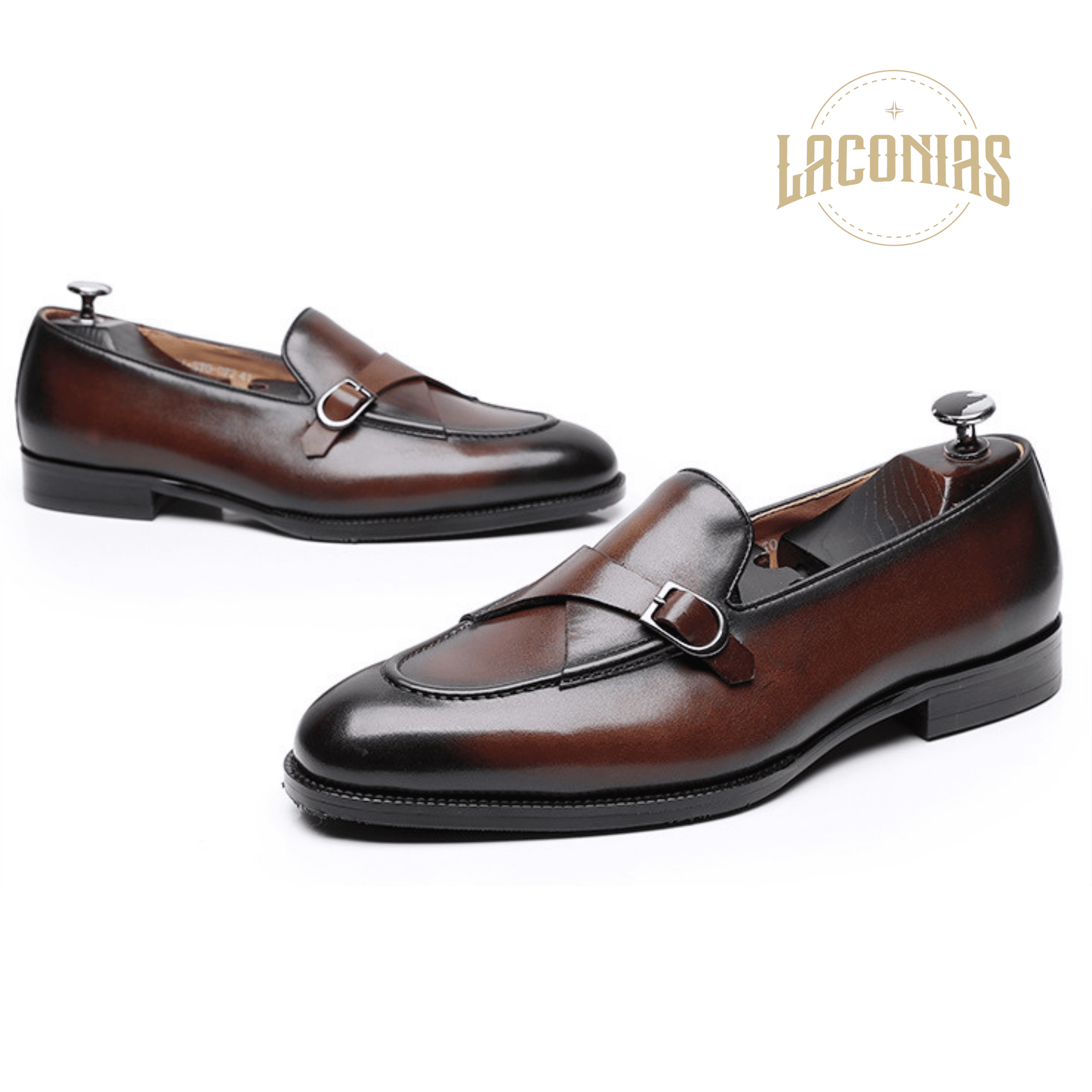Trendy casual men's leather shoes