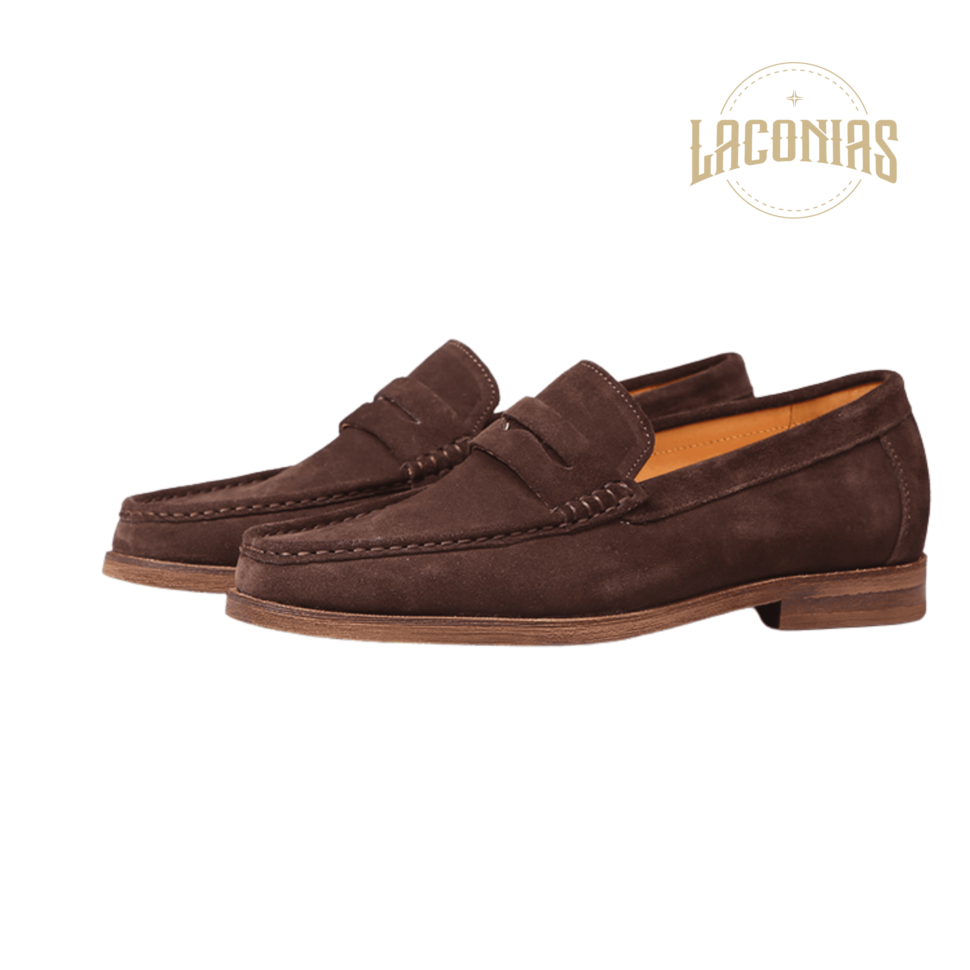 Anti-suede flip casual leather shoes view 3