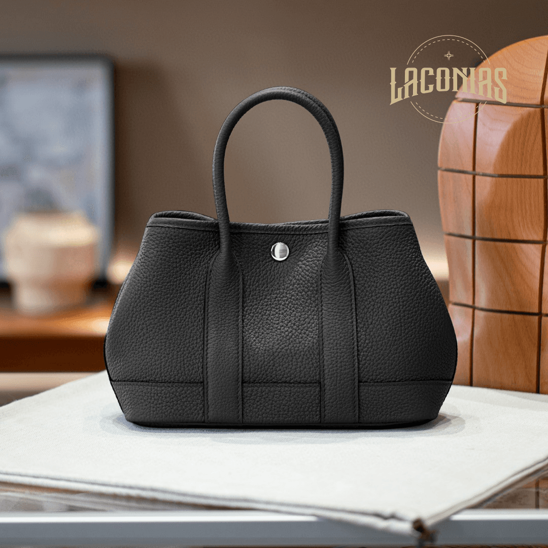 Thick neck pattern handbag