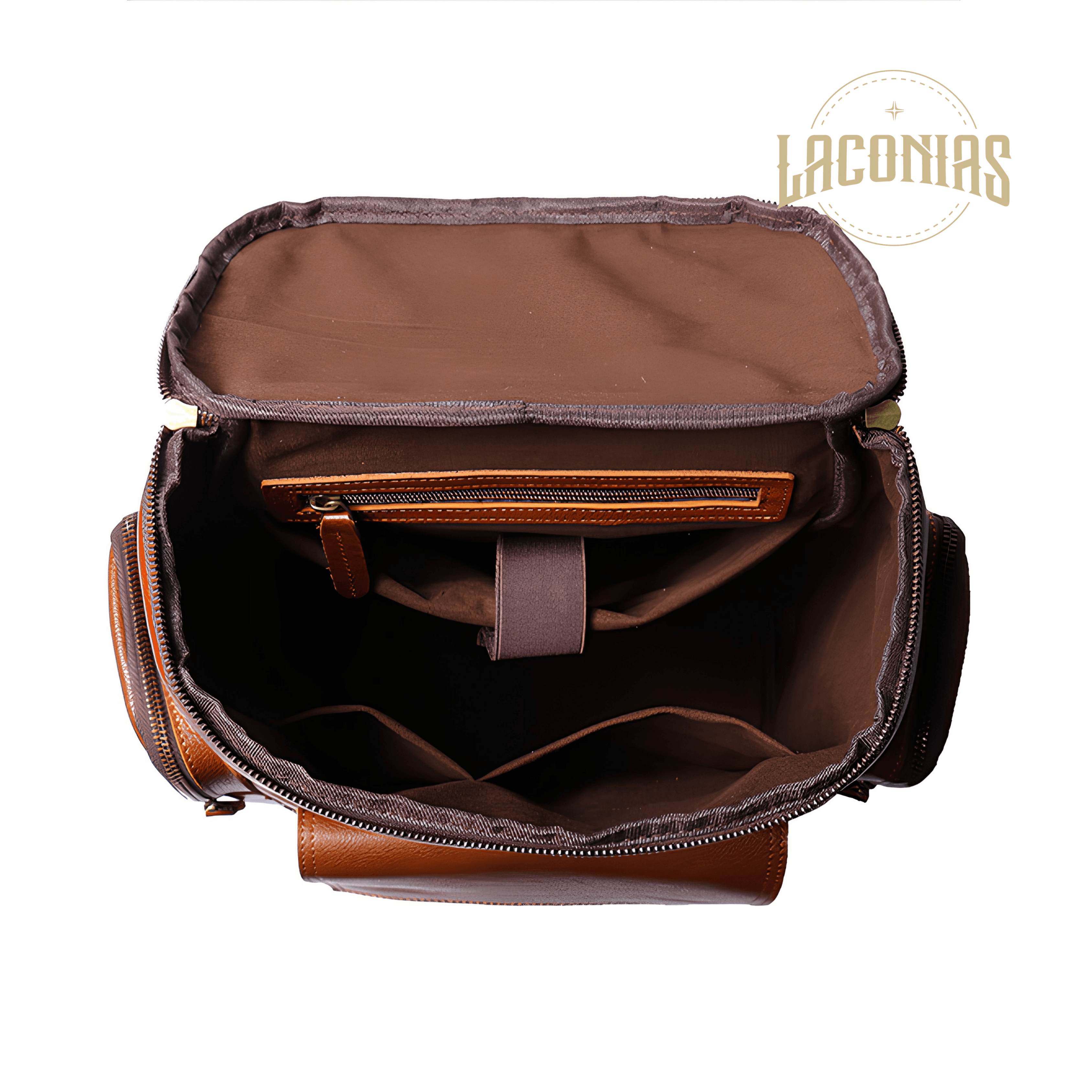 Retro large-capacity travel backpack computer bag view 4
