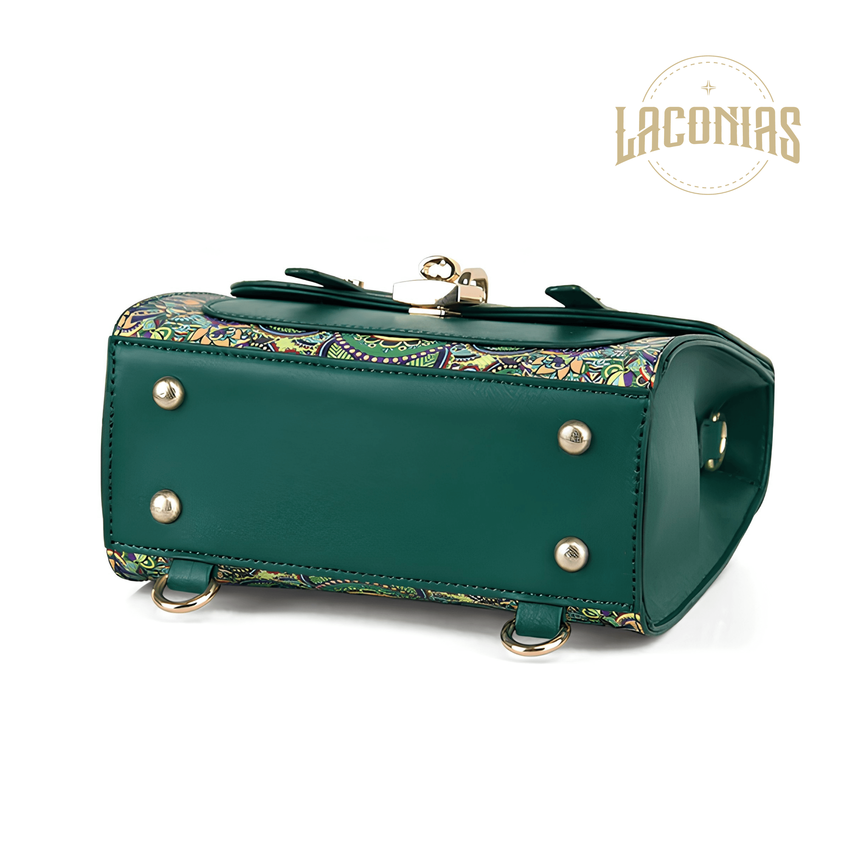 Cowhide printed backpack — showcase 5