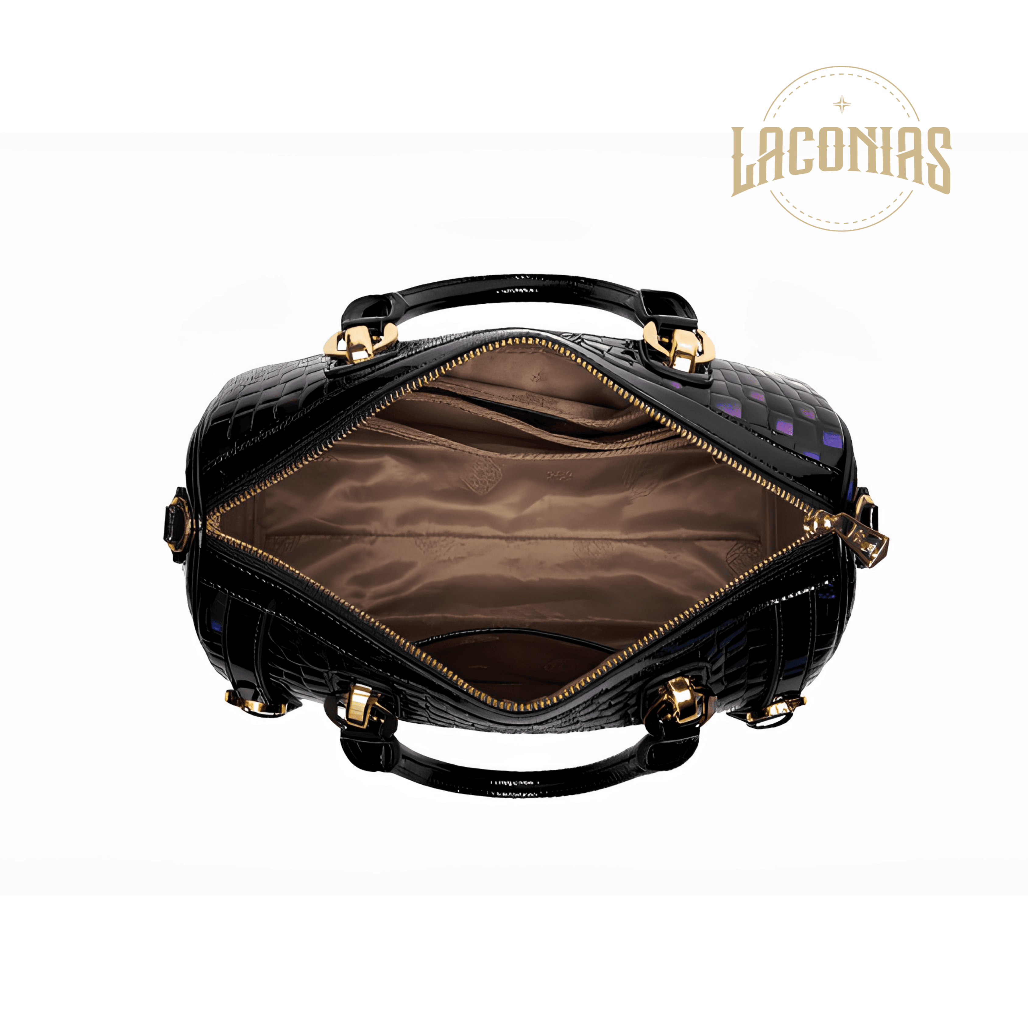 Genuine leather cowhide shoulder bag — showcase 4